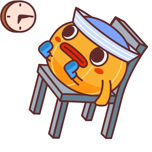 😐 Стикер «Mandarin» для Telegram