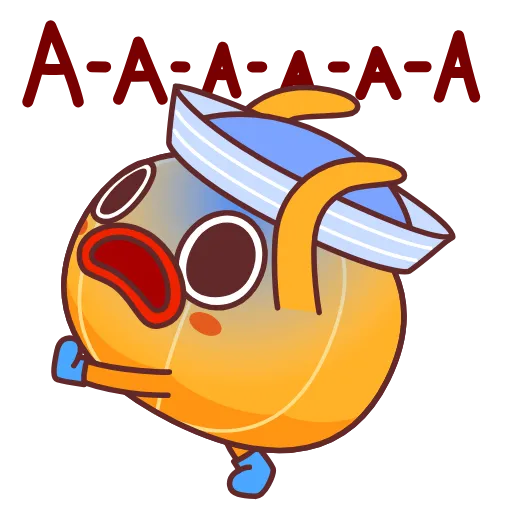 😱 Стикер «Mandarin» для Telegram