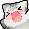 Стикер 36 💘 love cats - тяночки и котики