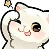 Стикер 37 💘 love cats - тяночки и котики