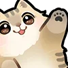 Стикер 13 💘 love cats - тяночки и котики