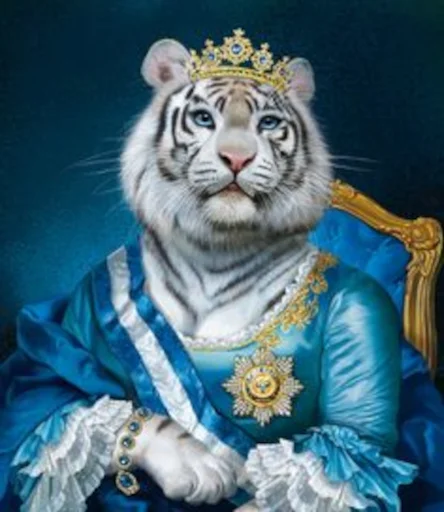 👸 Стикер «Mr Mrs Miss Queen King» для Telegram