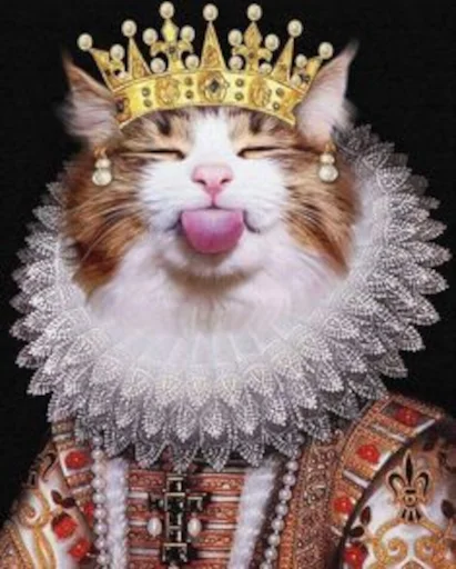 👅 Стикер «Mr Mrs Miss Queen King» для Telegram