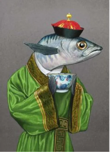 🐟 Стикер «Mr Mrs Miss Queen King» для Telegram