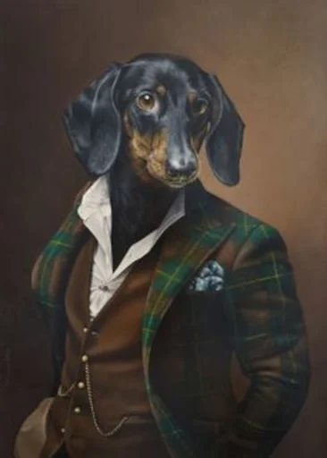 🐶 Стикер «Mr Mrs Miss Queen King» для Telegram