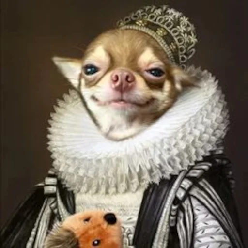🐶 Стикер «Mr Mrs Miss Queen King» для Telegram