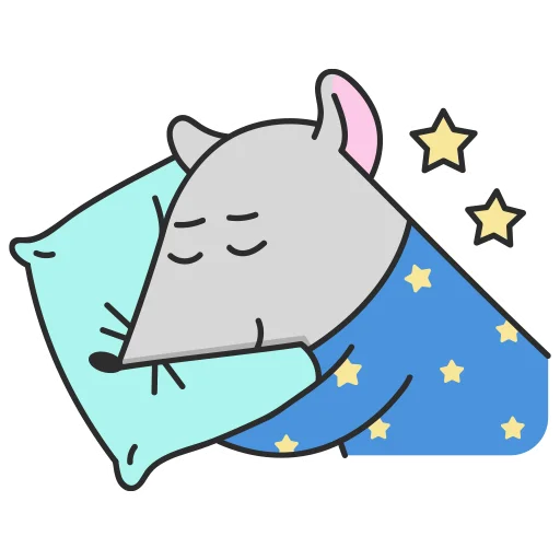 😴 Стикер «Мистер Мышь» для Telegram
