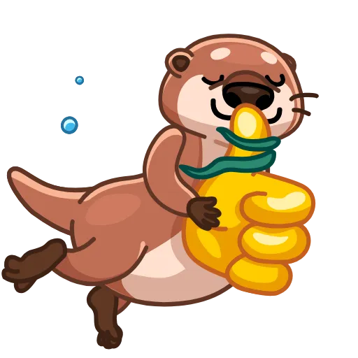 😌 Стикер «Hotter Otter» для Telegram