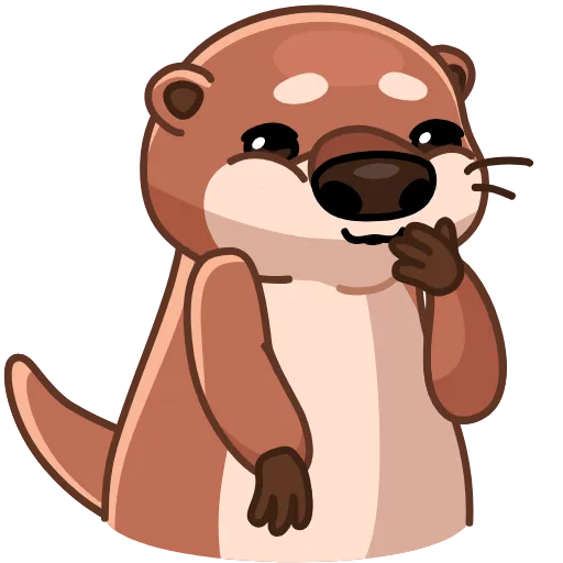😊 Стикер «Hotter Otter» для Telegram