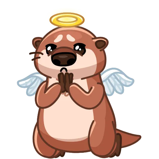 😇 Стикер «Hotter Otter» для Telegram