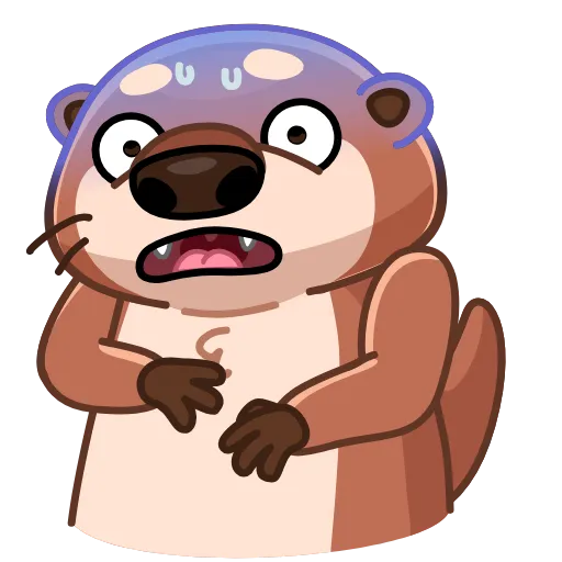 😱 Стикер «Hotter Otter» для Telegram