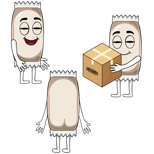 📦 Стикер «MR. PACK» для Telegram