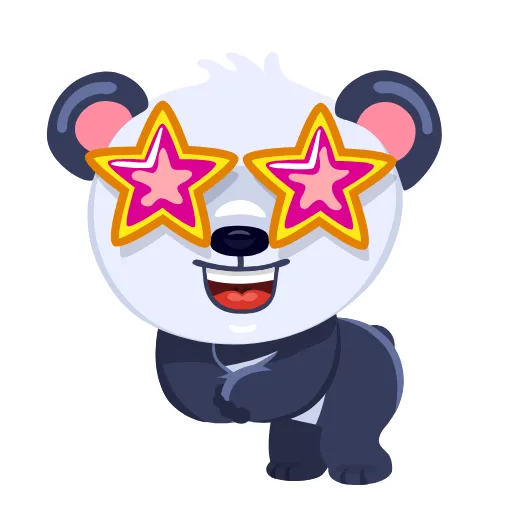 🤩 Стикер «Panda Amanda» для Telegram