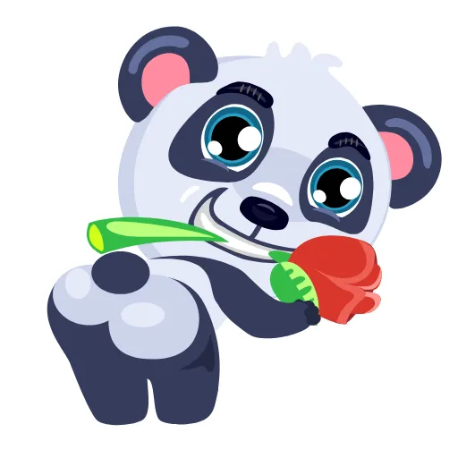 😏 Стикер «Panda Amanda» для Telegram