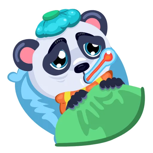 🤒 Стикер «Panda Amanda» для Telegram