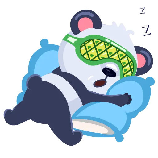 😴 Стикер «Panda Amanda» для Telegram