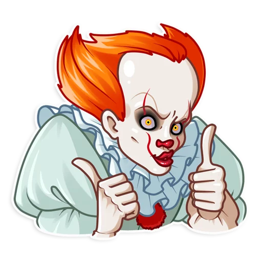 👍 Стикер «Pennywise» для Telegram