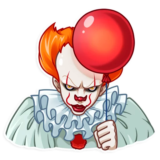 😈 Стикер «Pennywise» для Telegram