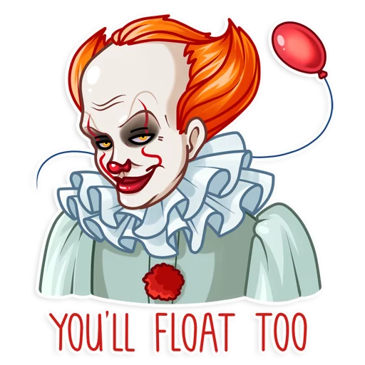 😏 Стикер «Pennywise» для Telegram