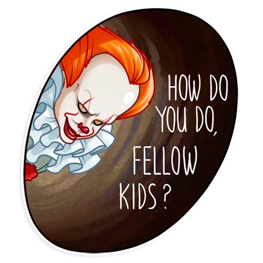 🙃 Стикер «Pennywise» для Telegram