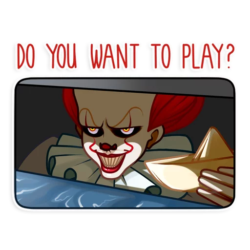 ⛵ Стикер «Pennywise» для Telegram