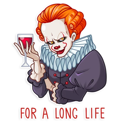 🍷 Стикер «Pennywise» для Telegram