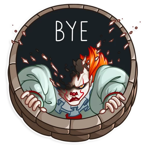👋 Стикер «Pennywise» для Telegram