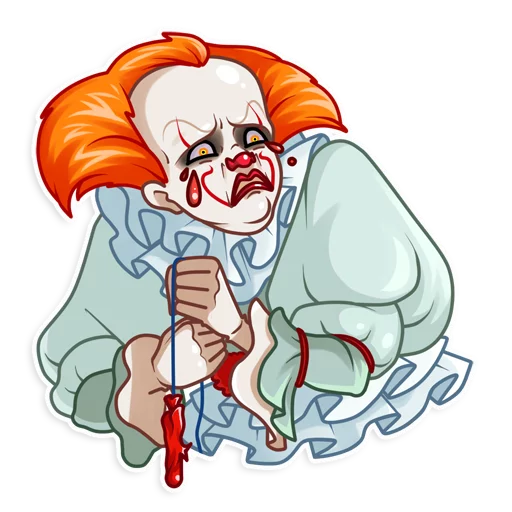 😭 Стикер «Pennywise» для Telegram