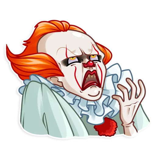 😫 Стикер «Pennywise» для Telegram