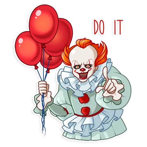 💪 Стикер «Pennywise» для Telegram