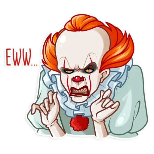 😖 Стикер «Pennywise» для Telegram