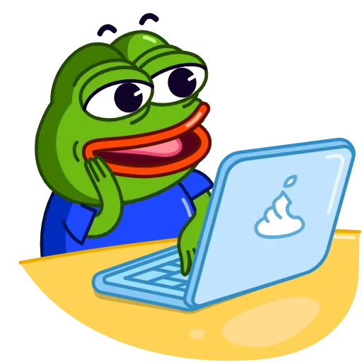 Стикер 7 😏 Mr. Pepe Emoji