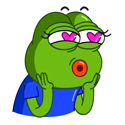 Стикер 13 😏 Mr. Pepe Emoji