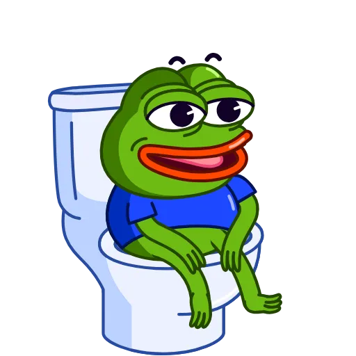 Стикер 18 😏 Mr. Pepe Emoji