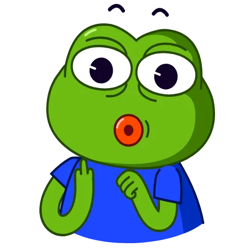 Стикер 3 😏 Mr. Pepe Emoji
