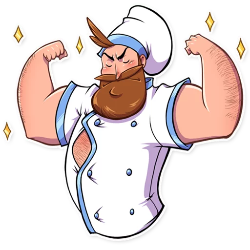 💪 Стикер «Mr. Ponch» для Telegram