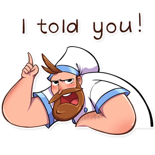 👵 Стикер «Mr. Ponch» для Telegram