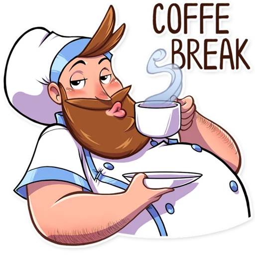 ☕️ Стикер «Mr. Ponch» для Telegram
