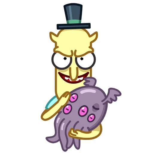 😈 Стикер «Poopybutthole» для Telegram