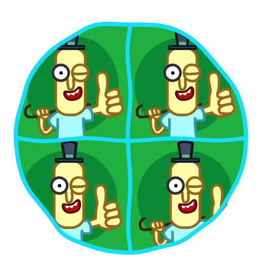 😉 Стикер «Poopybutthole» для Telegram