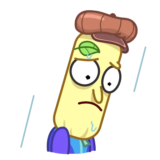 🙁 Стикер «Poopybutthole» для Telegram