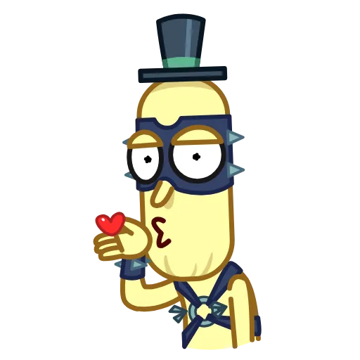 😘 Стикер «Poopybutthole» для Telegram