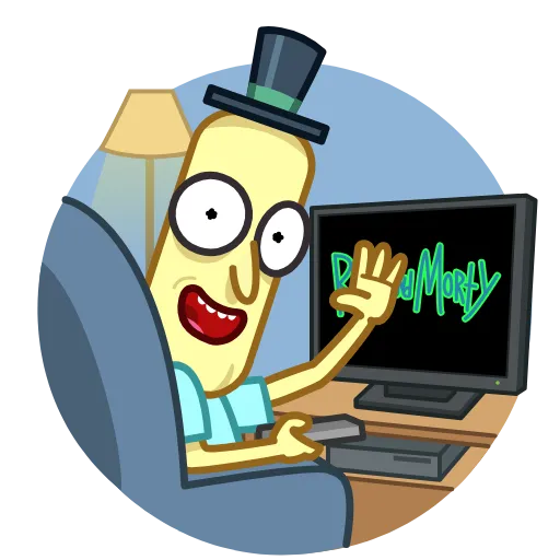 😀 Стикер «Poopybutthole» для Telegram