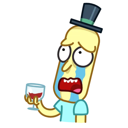 😭 Стикер «Poopybutthole» для Telegram