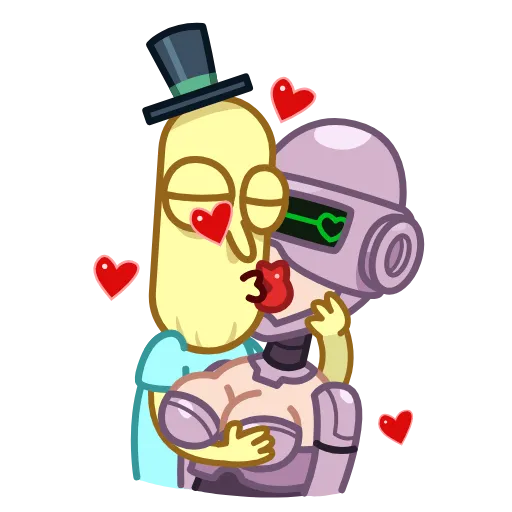 🥰 Стикер «Poopybutthole» для Telegram