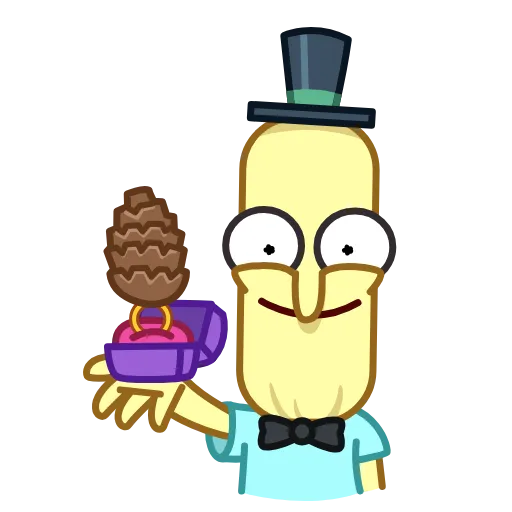 🙂 Стикер «Poopybutthole» для Telegram