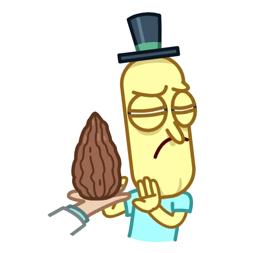 ☹️ Стикер «Poopybutthole» для Telegram