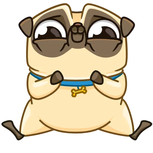 🙌 Стикер «Mr. Pug» для Telegram