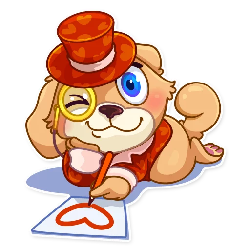 😍 Стикер «Mr. Pup» для Telegram