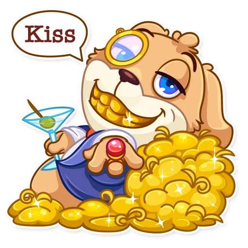 😗 Стикер «Mr. Pup» для Telegram